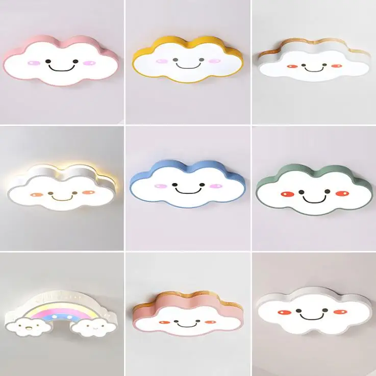 

Children's room ceiling lamp simple modern led bedroom room lamp creative cloud personalized kindergarten lamps