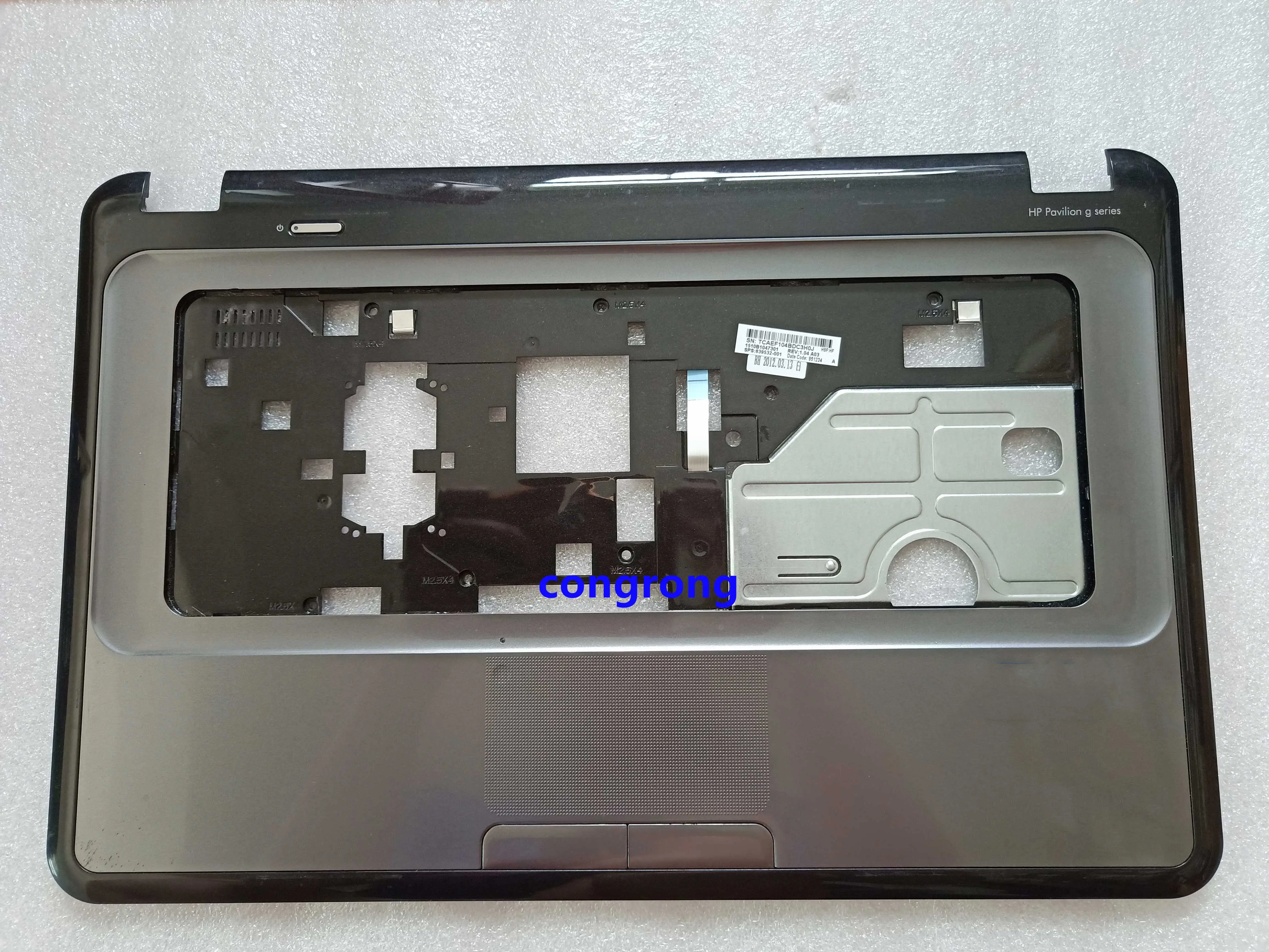 Plamrest górna obudowa szara dla HP Pavilion g6 g6-1000 górna pokrywa C klawiatura beszel