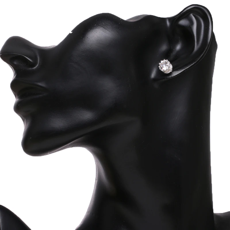 Emmaya-أقراط نسائية من الزركونيا ، سلسلة كلاسيكية ، صغيرة ، مستديرة الشكل ، زخرفة جميلة للولائم ، مجوهرات حساسة بثلاثة ألوان #5