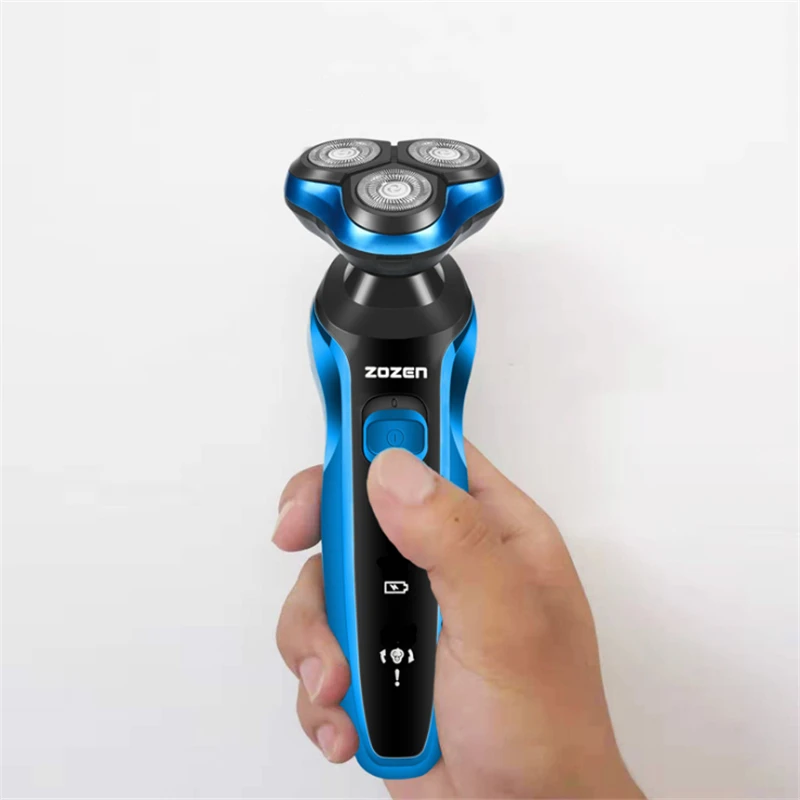 Electric Shaver Rechargeable Electric Razor Shaving Machine Cleaning Beard Razor for Men Wet and Dry Waterproof Washable ZN1159