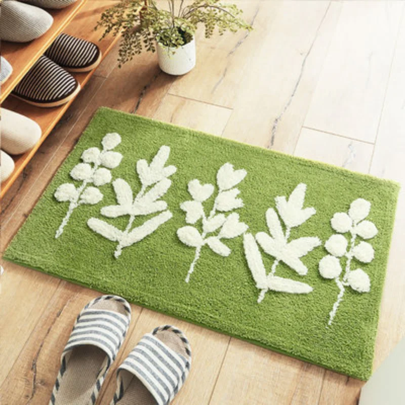 

Eovna Door Mat Bath Mat Bathroom Non-Slip Rug Kitchen Absorbent Microfiber Mat Anti-fall Door Mat for Floor Toilet Household