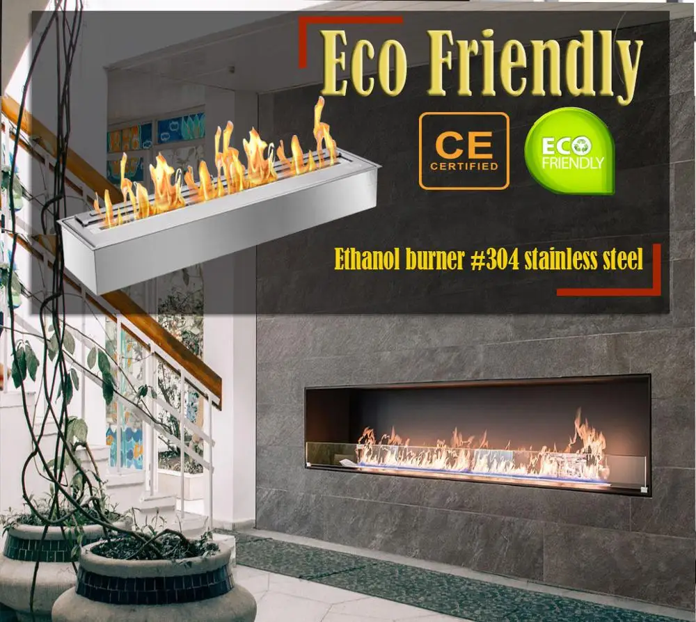 

Inno living fire 48 inch bio ethanol glass fireplace ethanol heaters