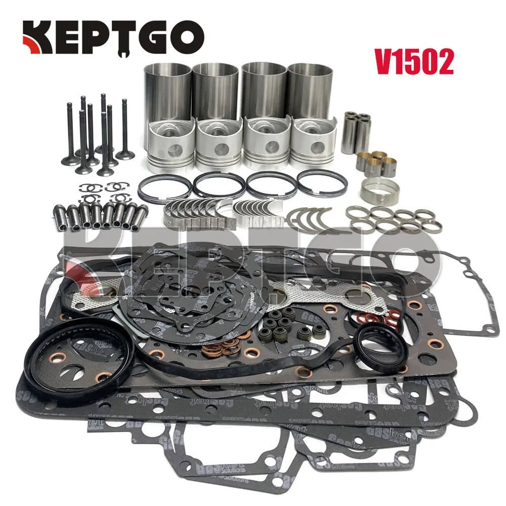 New V1502 V1502C Overhaul Rebuild Kit STD For Kubota Engine RX3600 Tractor