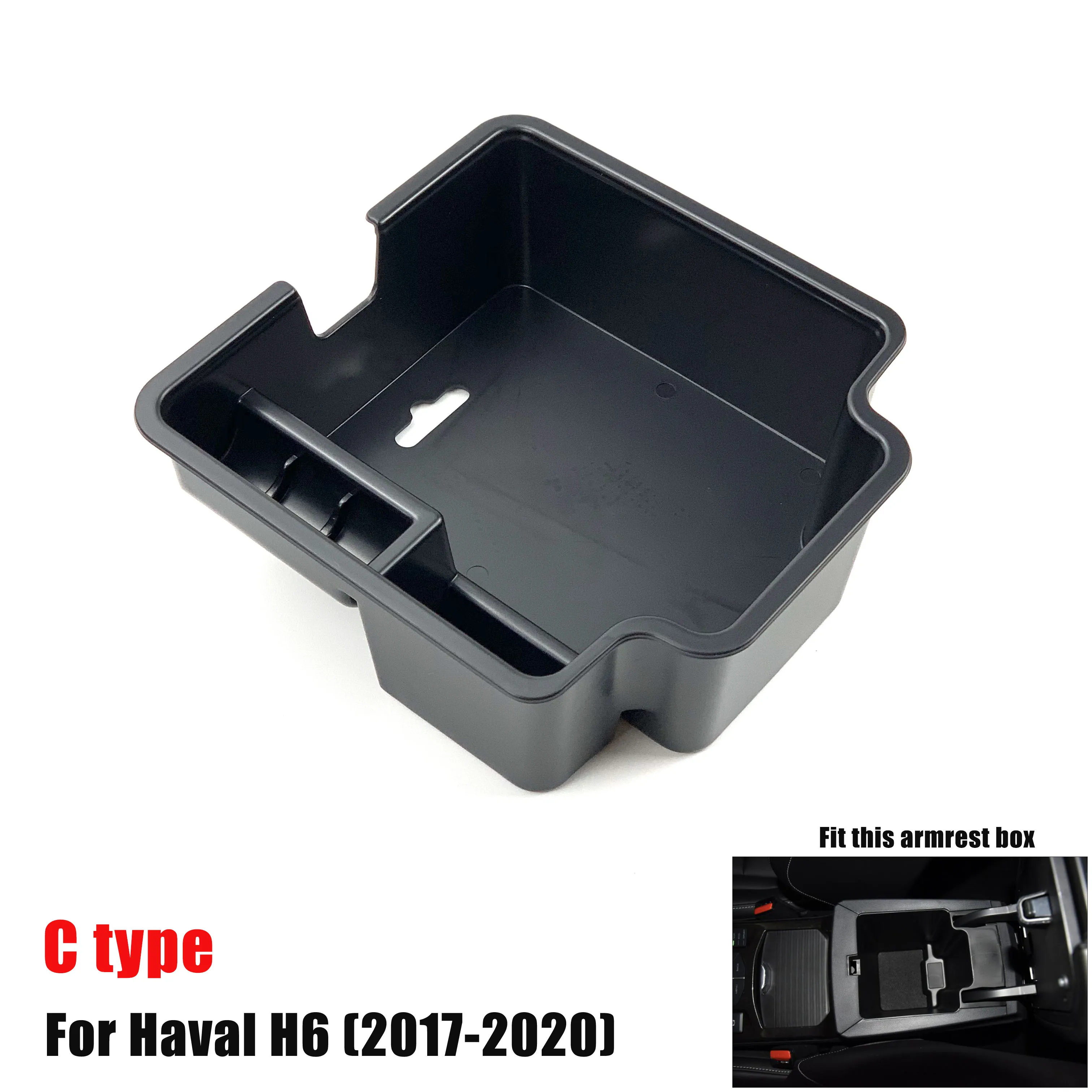 Automobile Armrest Storage Box For Great Wall Haval H2 H6 H7 H7L H9 Center Console Container Storage Organizer car Accessories