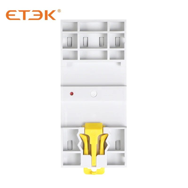 ETEK Household AC Modular Contactor 220v Single Phase 2P 40A 2NO Coil Din Rail Type EKMF-4020-230