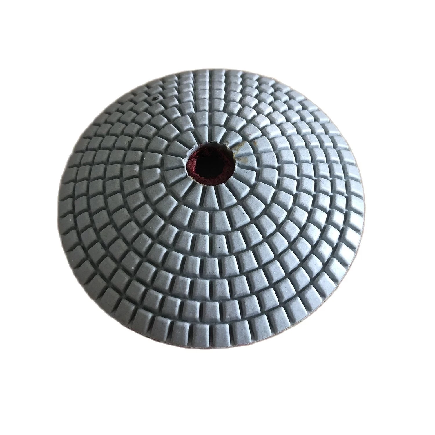 1Pc 4 Inch 100mm Abrasive Flexible Convex Disc Diamond Convex Wet Polishing Pad For Grinding Marble Granite Stone Quartz Stone