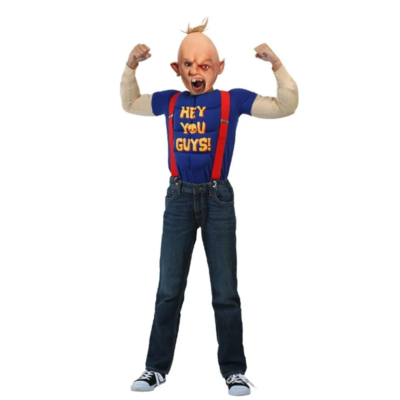 The Goonies Cosplay Costume Lazy Halloween Carnival Uniforms Movie Male Kids Fancy Dress Outfit Hey You Guys Vest Set