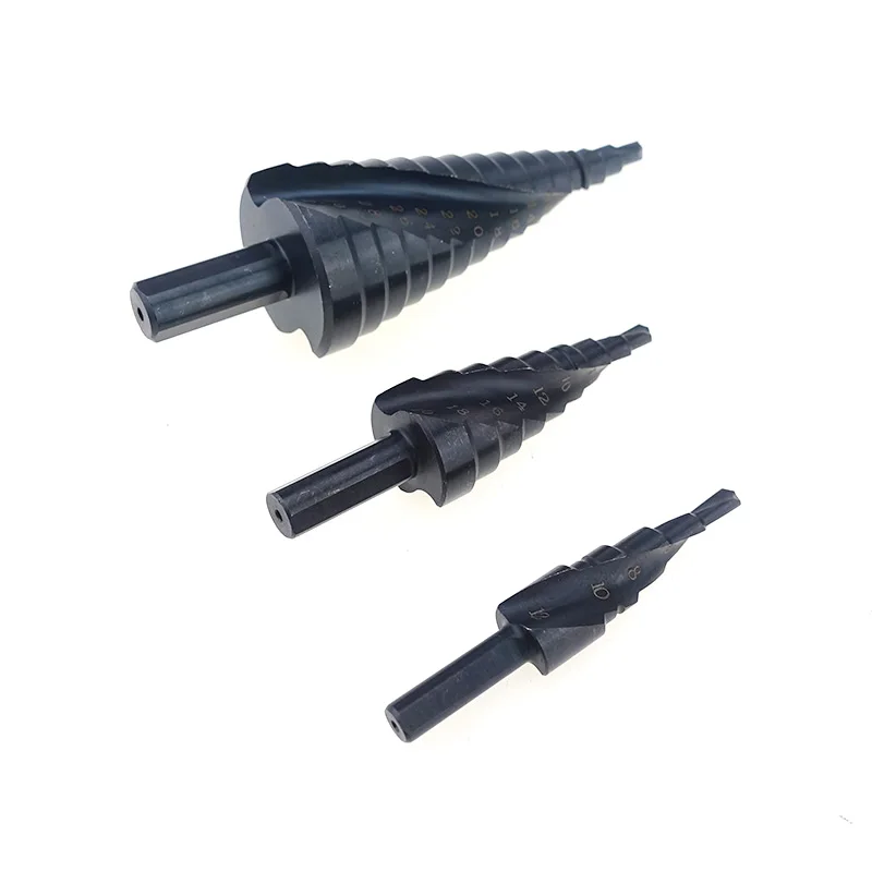 Brocas avulsas hss cobalto 3-32mm, para alta velocidade de aço espiral de nitrogênio broca de metal em cone