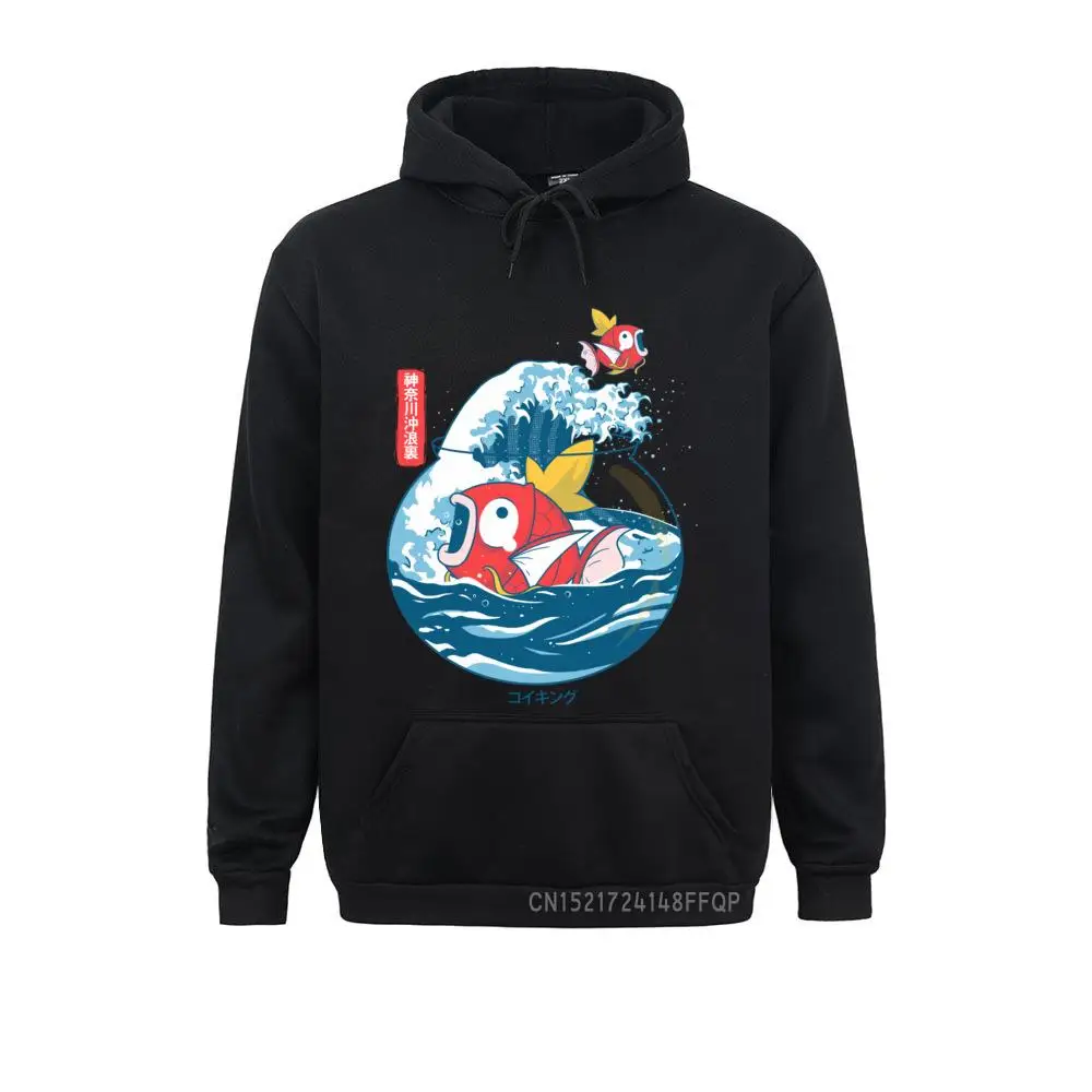 

Great Aquarium Sweatshirts For Men Great Wave Goldfish Koi Soft Winter Coat Long Sleeve Hoodies Hoody Pullover