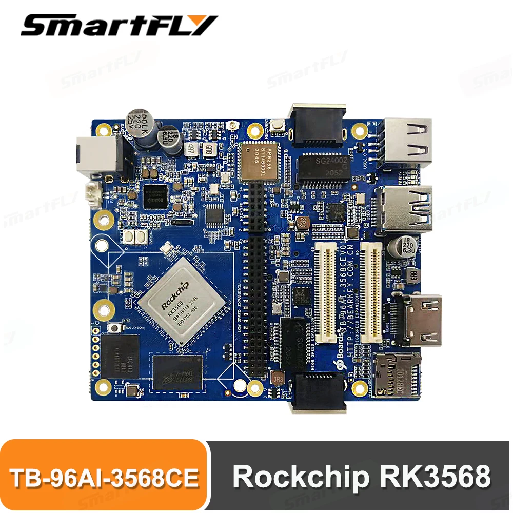 Linaro 96boards TB-96AI-3568CE AI Developer Kit 2GB+16GB Rockchip RK3568 Edge Computing Industrial Control IOT Smart NVR