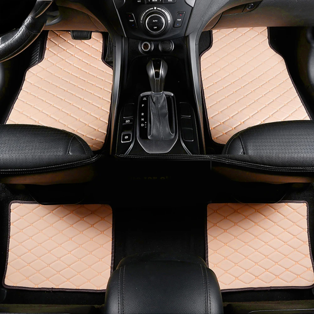 4pcs Car Floor Mats For Mercedes Benz A-Class B-Class C-Class E-Class S-Class R-Class G-Class Auto Carpet Floor Liners Interior