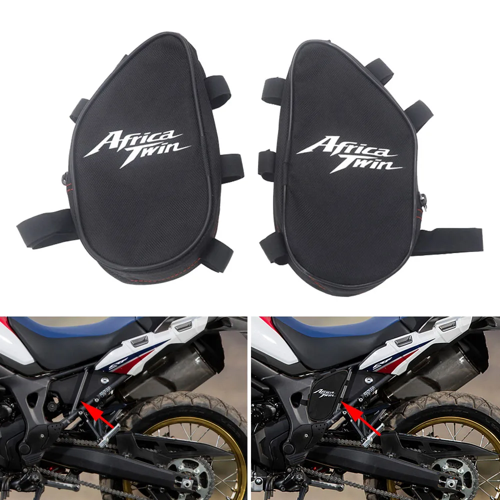 

Motorcycle Frame Crash Bars Waterproof Bag Repair Tool Placement Bag For Honda CRF1000L Africa Twin 15-17 CRF 1000L CRF 1000 L