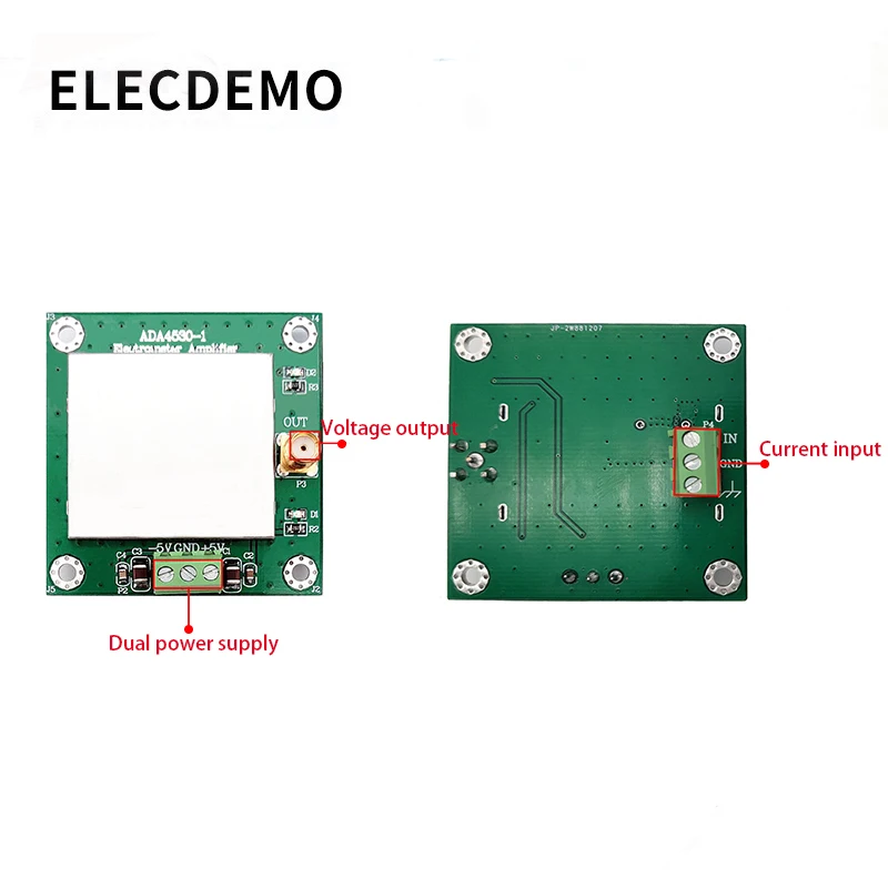 Imagem -05 - Nível de Alta Precisão Eletrometer Transimpedância Amplificador Ada45301 Fraco Módulo Medição Atual Fotoelétrico iv Conversos fa