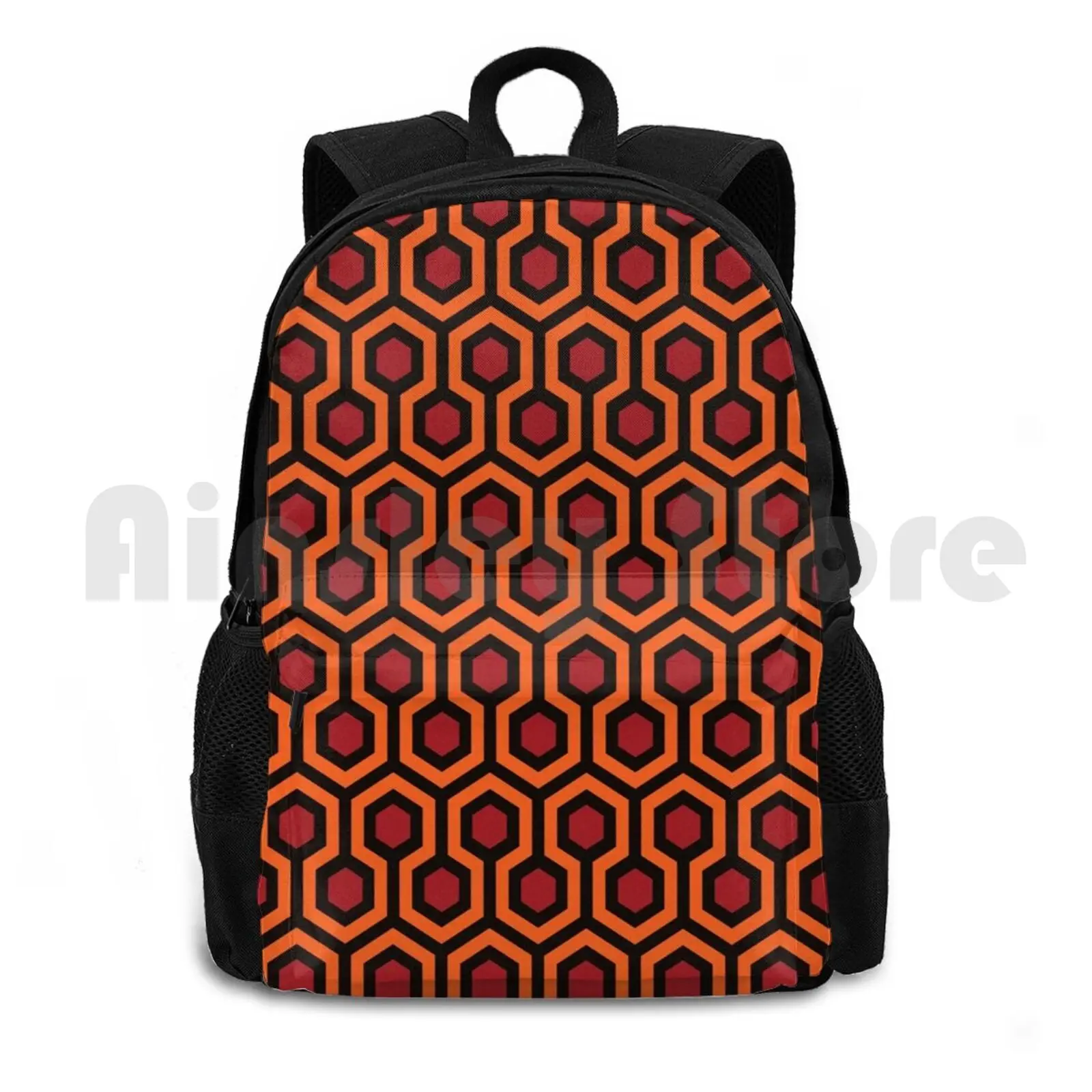 Hi Res-Overlook Hotel 237 Carpet Pattern Outdoor Hiking Backpack Riding Climbing Sports Bag Overlook