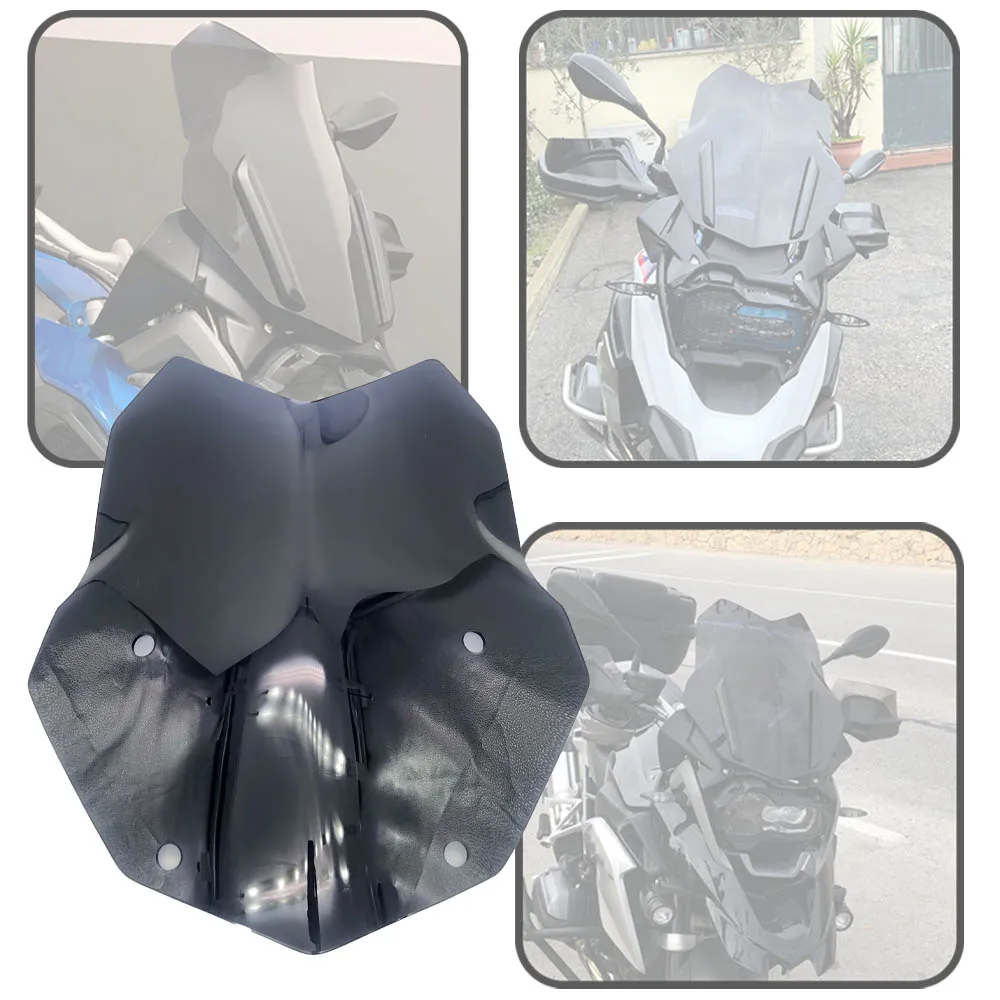 REALZION ABS Motorcycle Windscreen Wind screen Deflector Windshield For BMW R1200GS ls R 1200GS 1200 GS Adventure LC R1250GS Adv