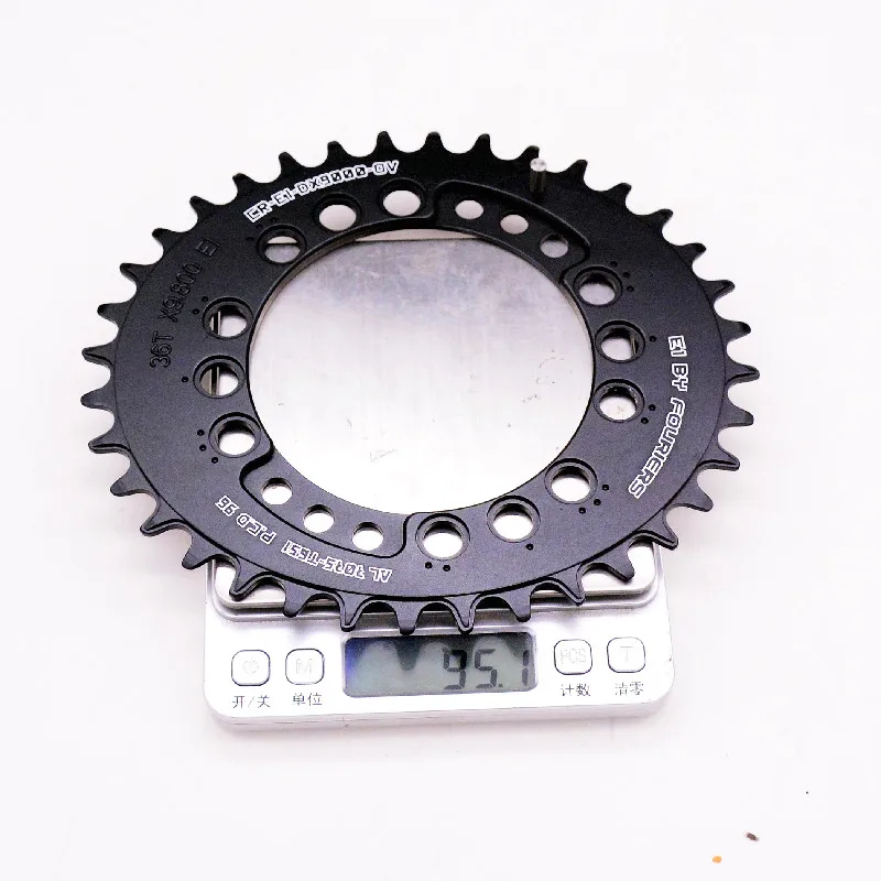 FOURIERS DX8000 Oval Bicycle ChainRing MTB 11 Speed 96 PCD Chainwheel Crankset34-48T