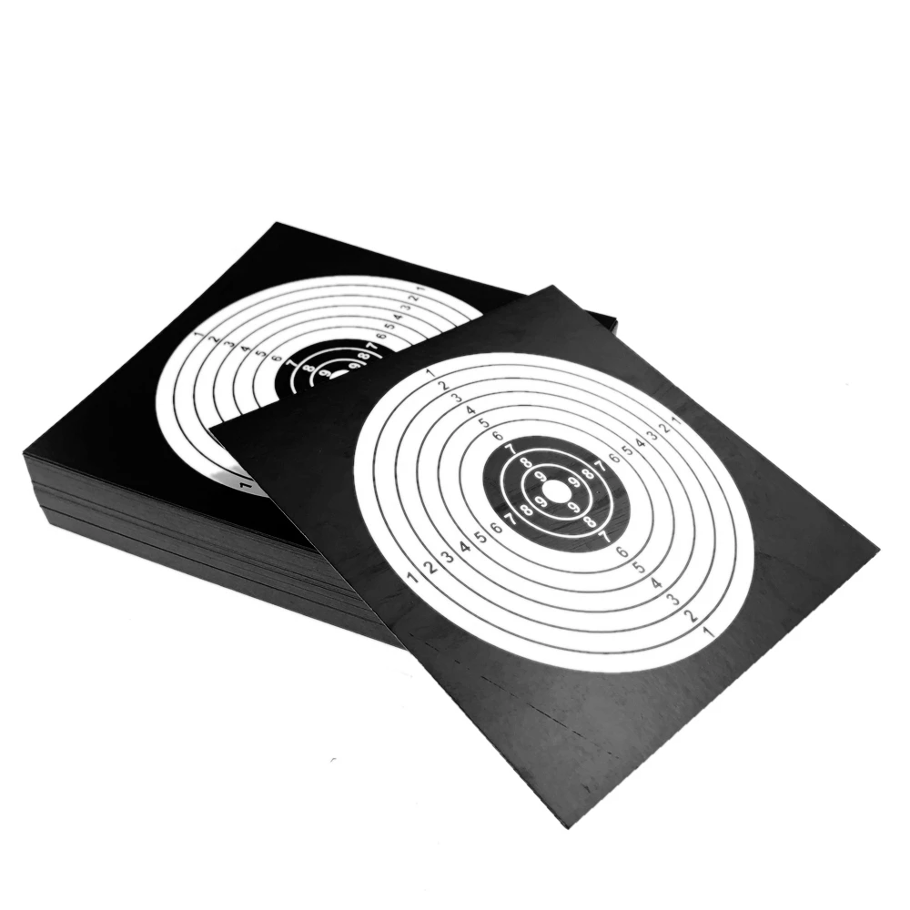 tactical ar 15 M4 M16 14x14cm shooting target sheet for Vertical Square Training Target paper hunting outdoor indoor black white