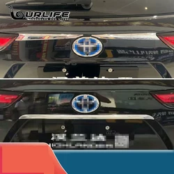 For Toyota Highlander XU70 2021 2022 2023 Car Accessories ABS Chrome Front Rear Boot Door Trunk Lid Cover Trim Tailgate Garnish