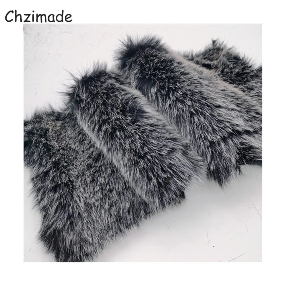 Chzimade 40x50/45x150cm Imitation Faux Fur Plush Fabric Soft Patchwork Clothing Fur Collar Diy Sewing Quilting Material Crafts