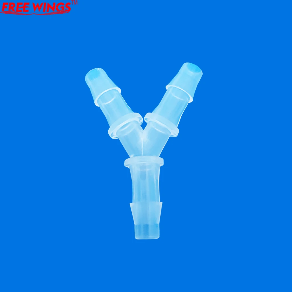 1/3/5pcs 3.5-19.5mm Y-Type Connectors PP Plastic Pagoda Tee Joints Aquarium Fish Tank Aerator Air Pump Hose Splitters Connector