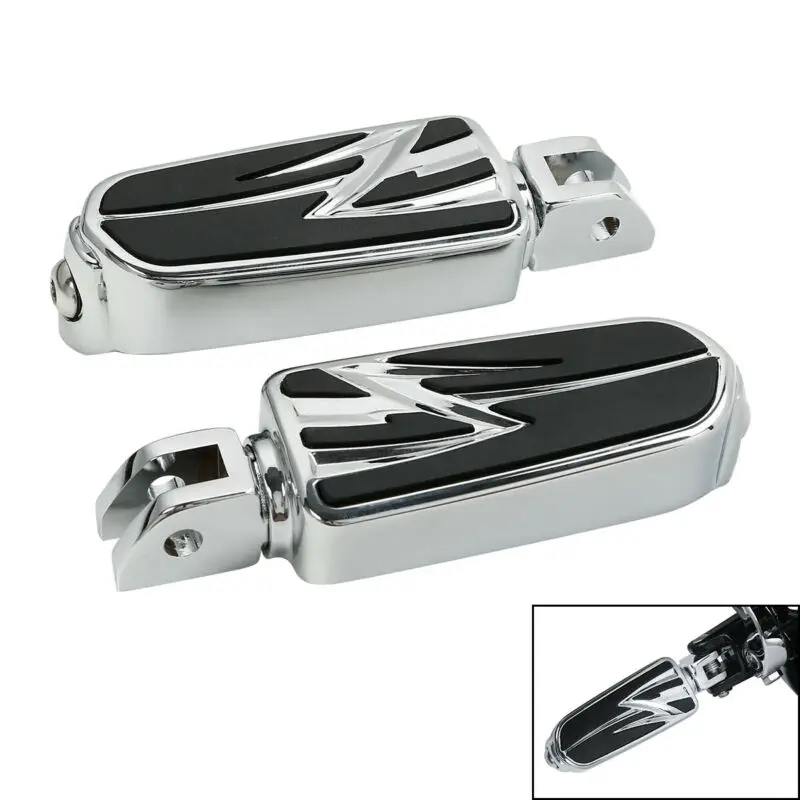 Motorcycle Driver Rider Foot Pegs Footrests For Harley FLSB Sport Glide 107 2018-2021