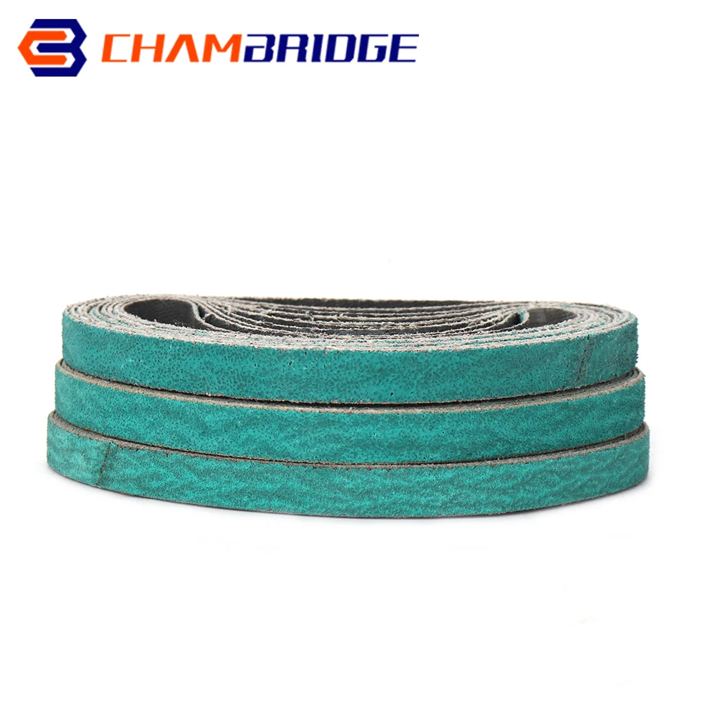 10x330mm 3/8"x13" Sanding Belts Sander Abrasive Belt Tool for Wood Furniture Metal Grinding Polishing Grit 60/80/120