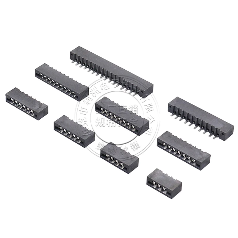 

50PCS FFC/FPC connector 2.54mm pitch 180 ° Straight pin Vertical straight into FPC flat cable socket