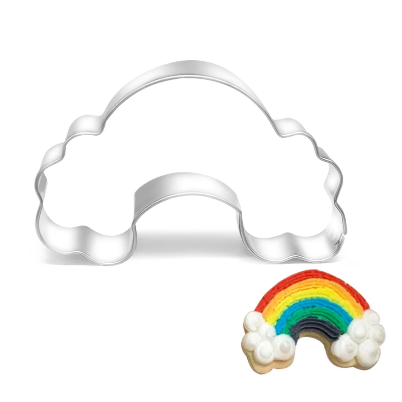 5 Stks/set Cartoon Eenhoorn Cookie Cutter Mould Fondant Cake Biscuit Mold Bakken Tools Eenhoorn Verjaardagsfeestje Decoratie Benodigdheden