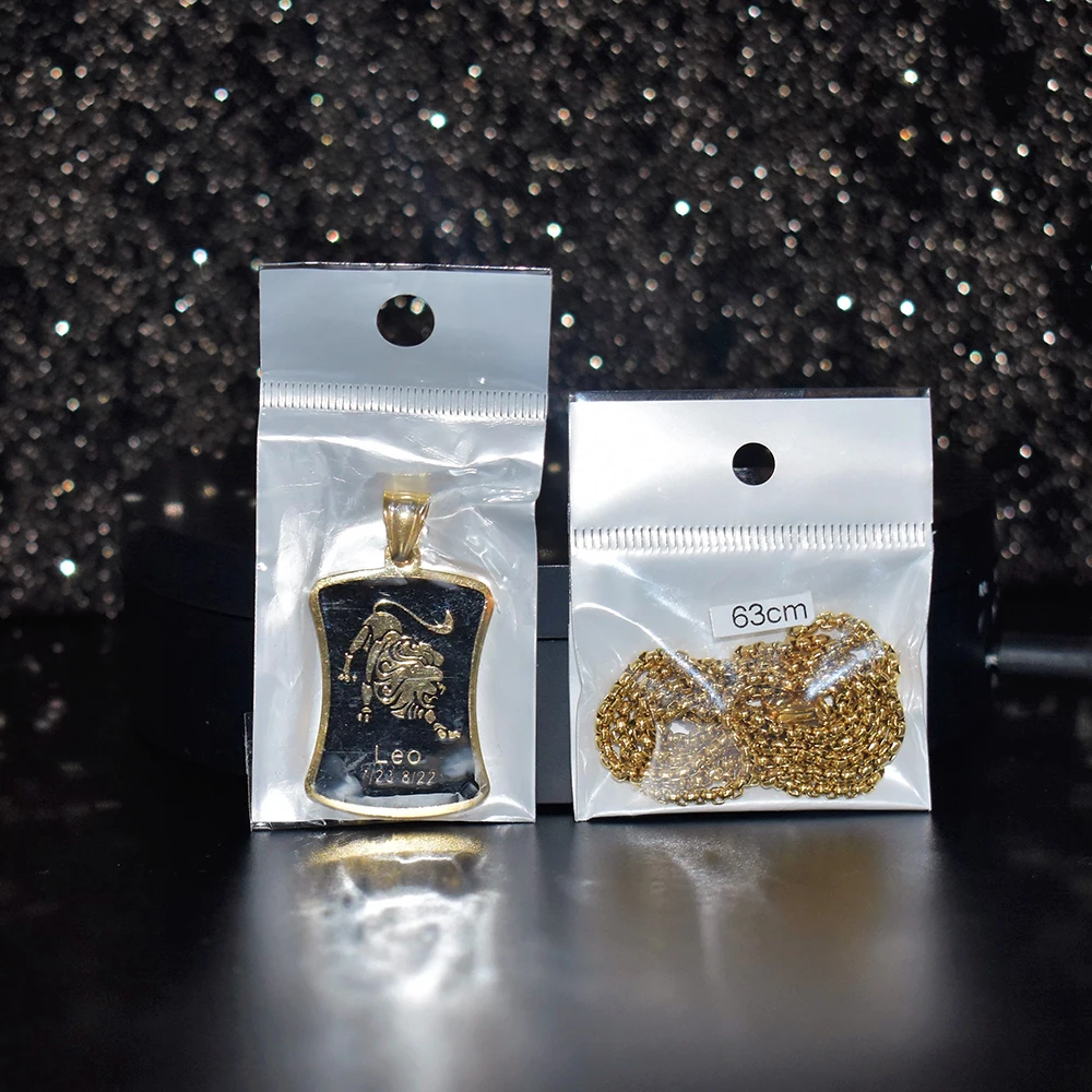 Skorpion 12 konstelacji naszyjnik prezenty urodzinowe złoty kolor wisiorek amulet ze stali nierdzewnej znak zodiaku biżuteria Collier 2025 — zdjęcie 7