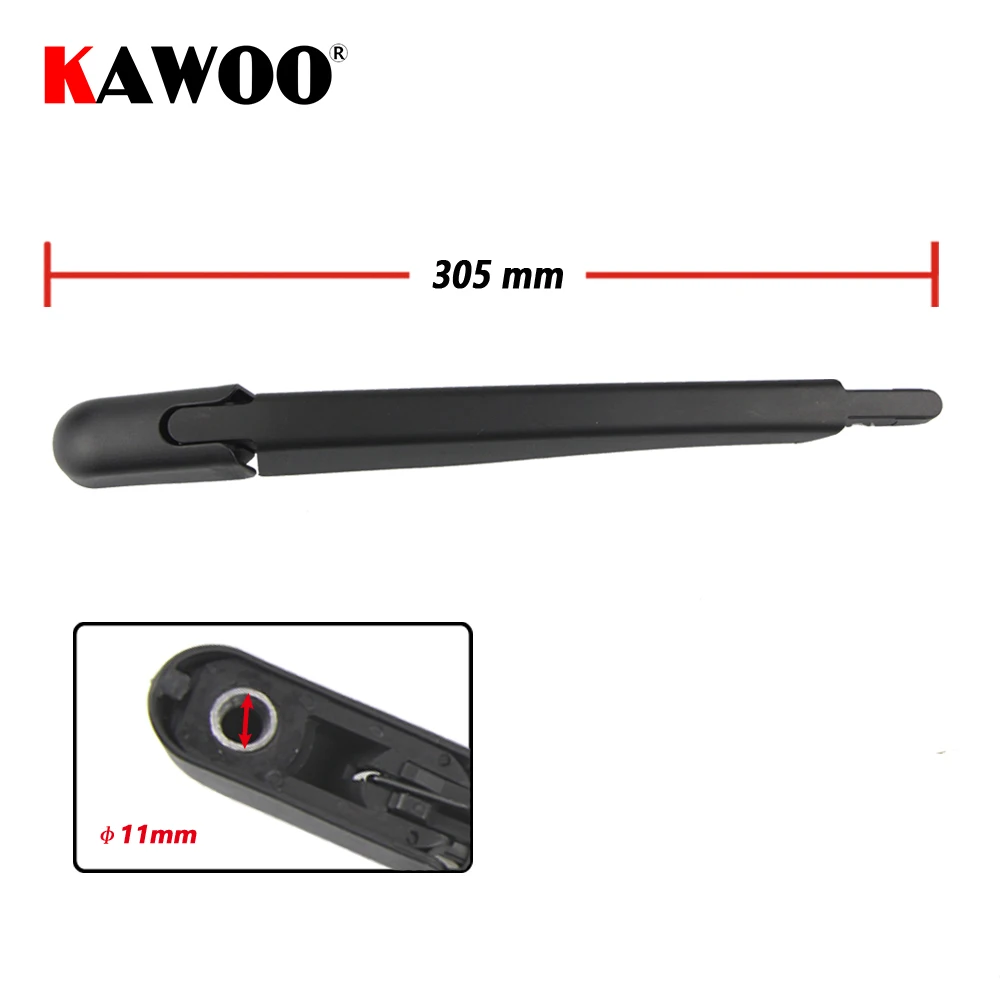 KAWOO Auto Car Rear Wiper Blade Blades Back Window Wipers Arm For Citroen C3 Hatchback (2002-2009) 355mm Auto Windscreen Blade