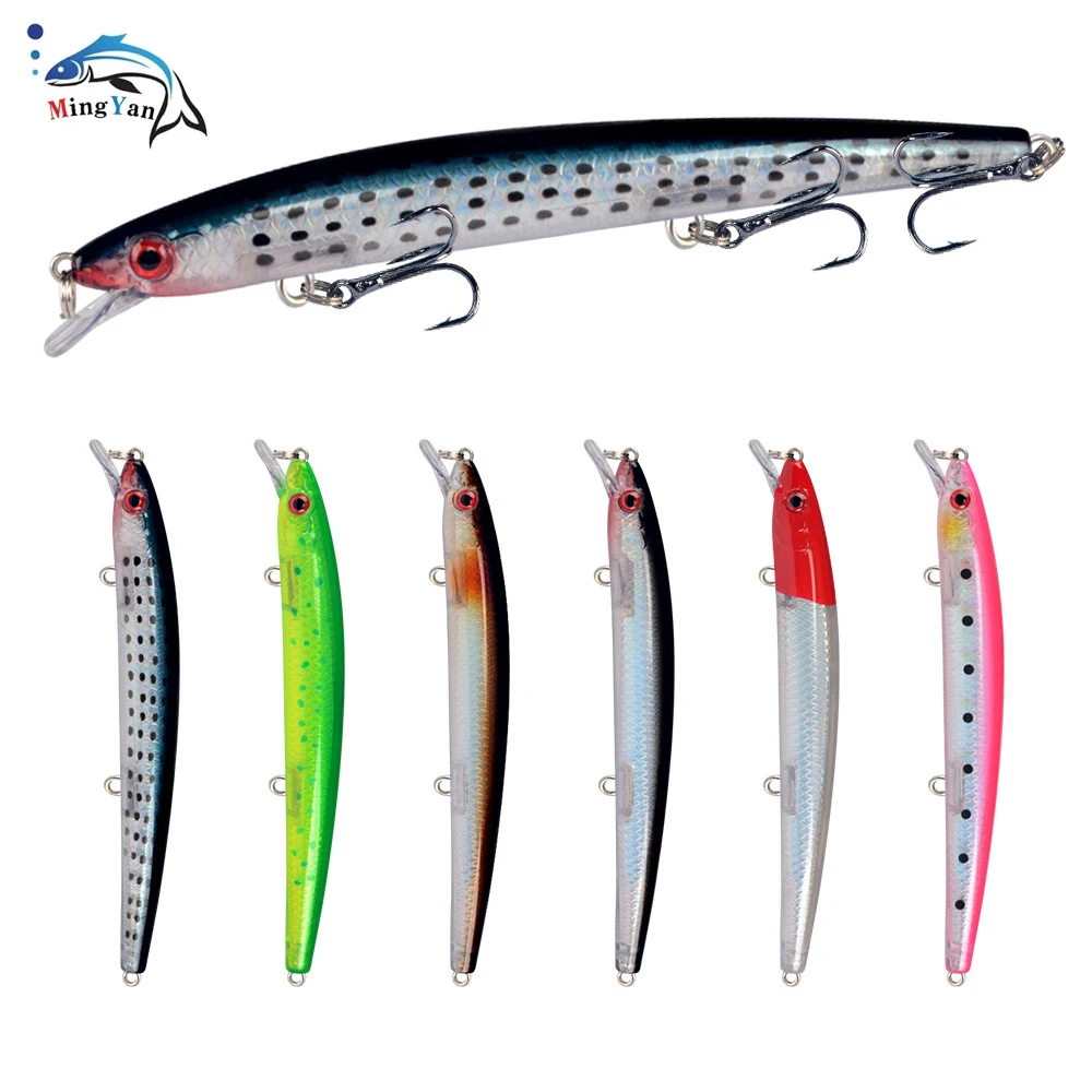 1PCS Popular Minnow Fishing Lure 13.5cm 15.5g Floating Hard Wobbler Crankbait 3D Eyes Artificial Bait Trout Pike Carp Fishing