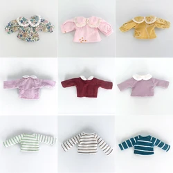 New Ob11 baby clothes BJD White Pink Yellow top gsct shirt pd9 long sleeve hand-made soft pottery clay lady Doll clothes