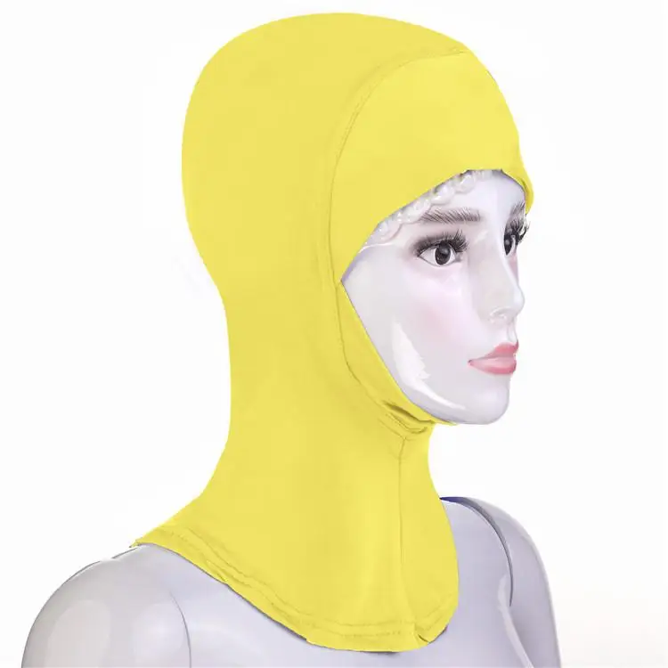 Gorro con bufanda interior para mujer, Hijab Islámico para el cuello, turbante para mujer musulmana