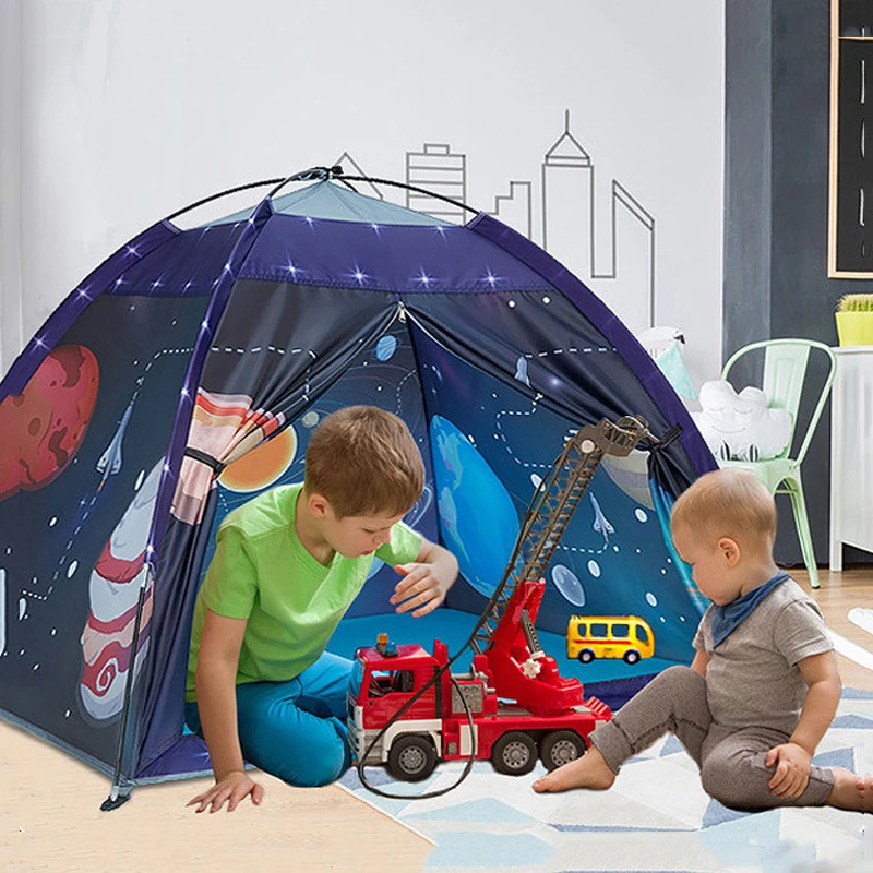 Ruimte Planeet Thema Tent Speelgoed Voor Kids Box Voor Kinderen Grote Baby Speeltuin Kinderen Tent Kind Games Kinderen teepee