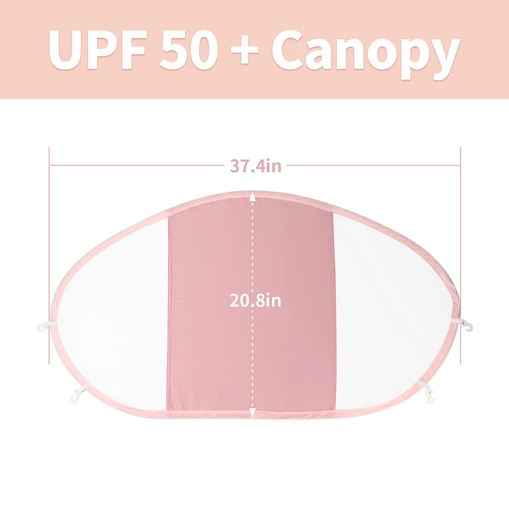 Auvent flottant amovible UPF 50 + UV, pare-soleil séparé uniquement, auvent de natation, accessoires d'anneau de piscine