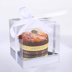 Cake Box Box Storage Boxes With Lids Clear Transparent Carrier Display Cookie Bakery Through See Gift Favor Take Container