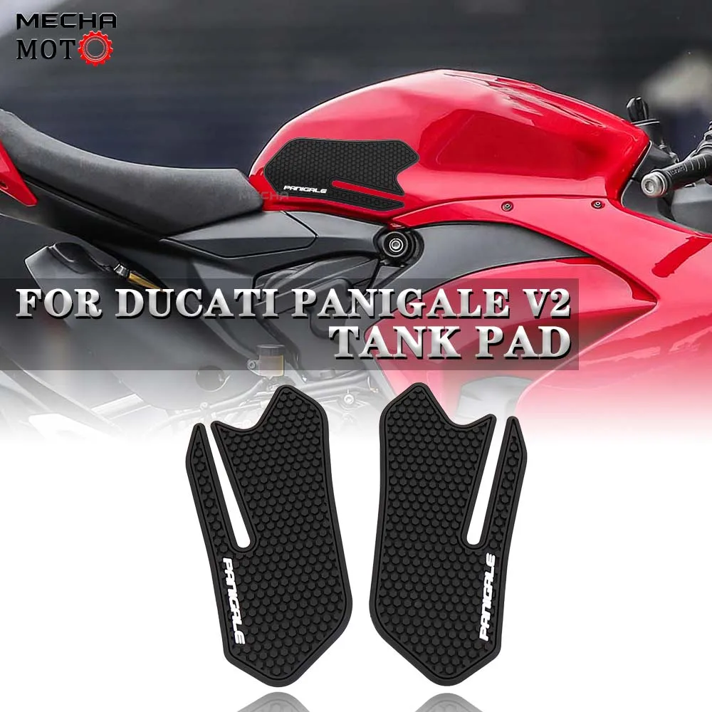 

Для DUCATI PANIGALE V2 2021 Мотоциклетный Бак тяга боковая подушка газ топливный наколенник стикер на ручку Decal