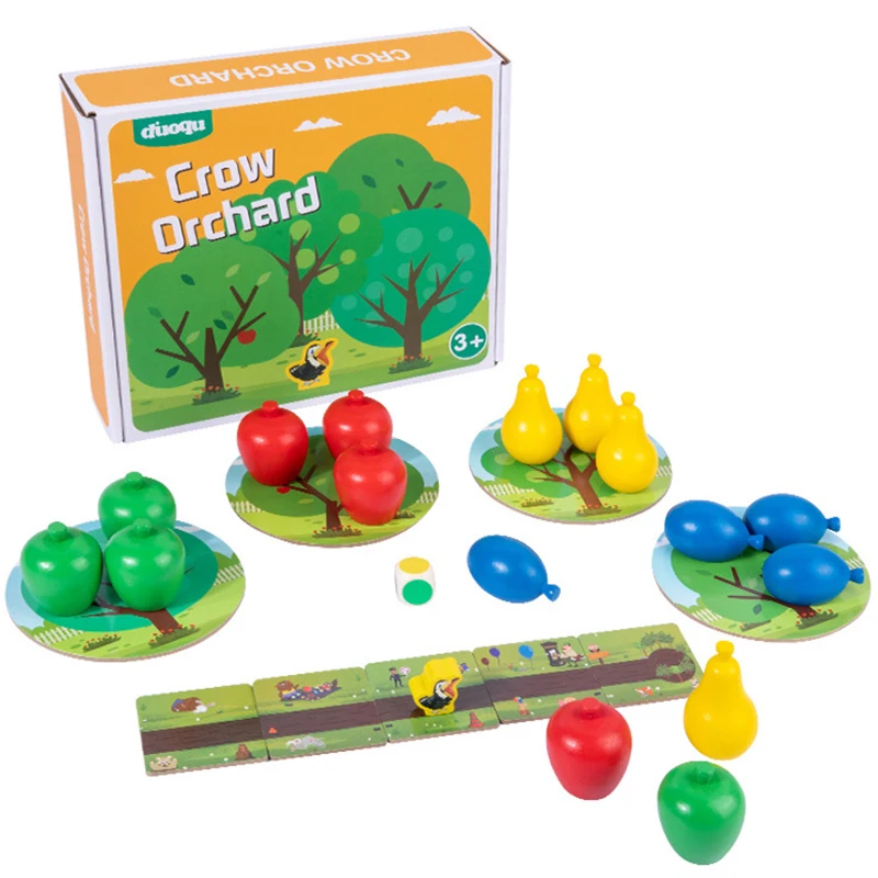 

Children Montesorri Board Games Educational Toys Crow Orchard Chess Logical Thinking Interaction Cooperative Memory Game Kid Toy