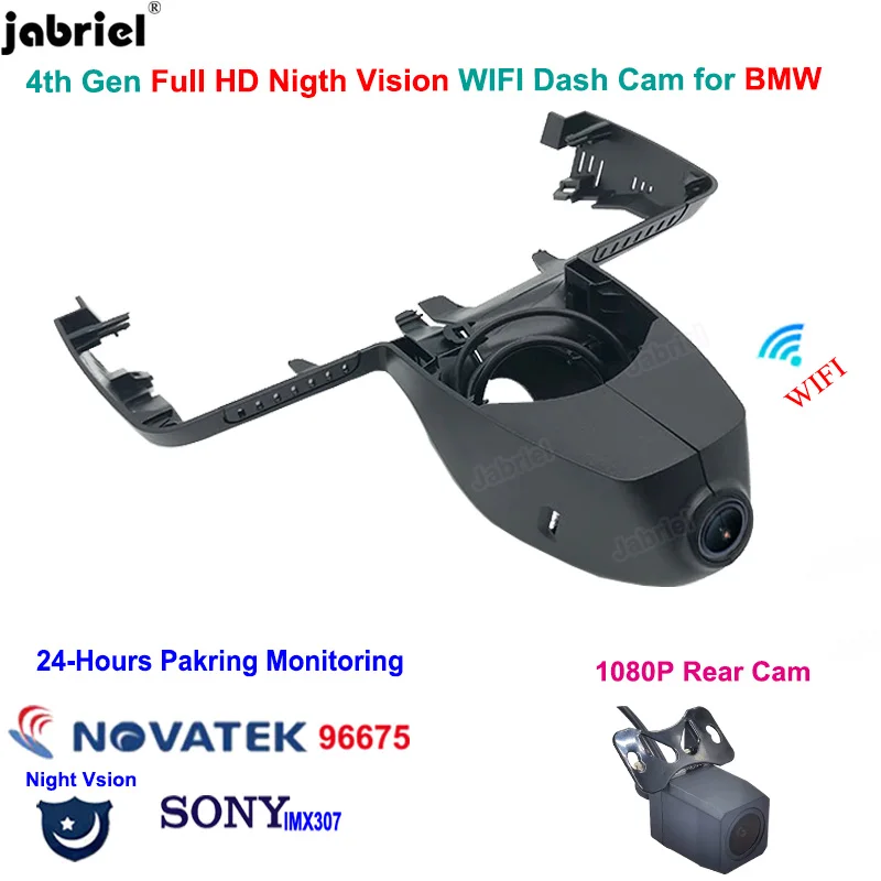 

Full HD 1080P Night Vision Wifi 24-Hour Paking monitoring Dash Cam Car DVR Camera for BMW X3 for BMW X3 G01 2018 2019 2020 2021