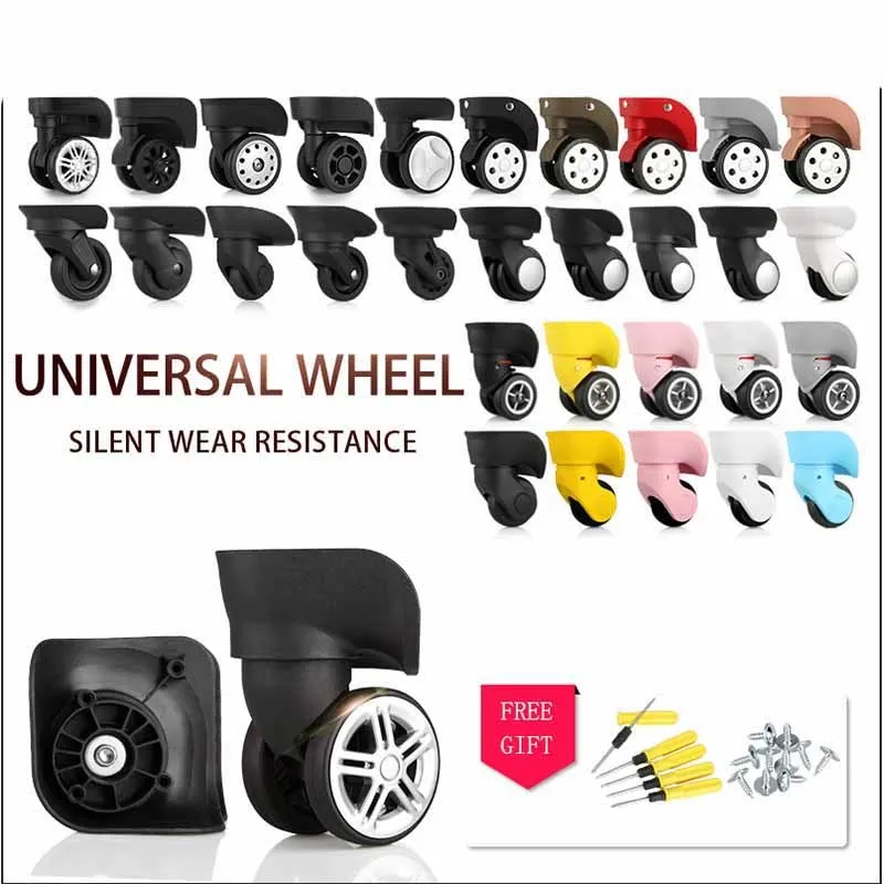 Trolley wheels travel luggage luggage wheels wheels mute wheels universal replacement mute 20 inch 28 inch