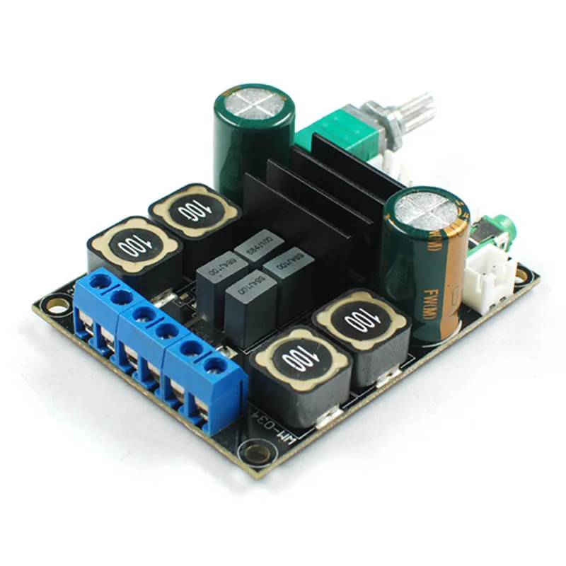 Unisian tpa3116 2.0アンプボードtpa3116d2ホームオーディオアンプシステム用デュアルチャンネルクラスdデジタルオーディオパワーアンプ