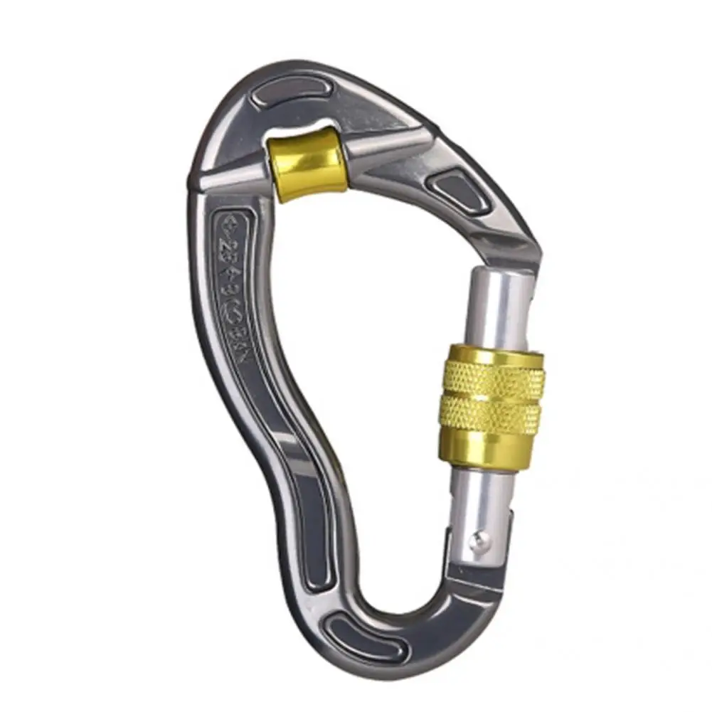 Climbing Clip Indeformable Locking Clips High Hardness Anti-scratch  Practical Climbing Equipment Twist Lock