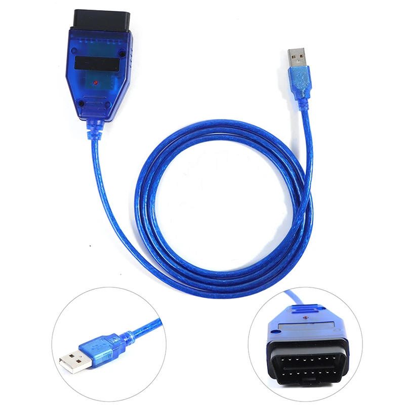 100% Brand For VAG-COM 409.1 Kkl OBD2 USB Diagnostic Cable Scanner Interface for VW For Audi Seat For Volkswagen