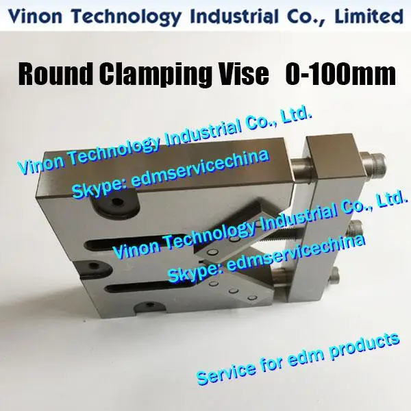 Round Clamping Vise 0-100mm for WEDM Machining, Stainless Steel Precision Vice for clamping round workpieces 0-100mm