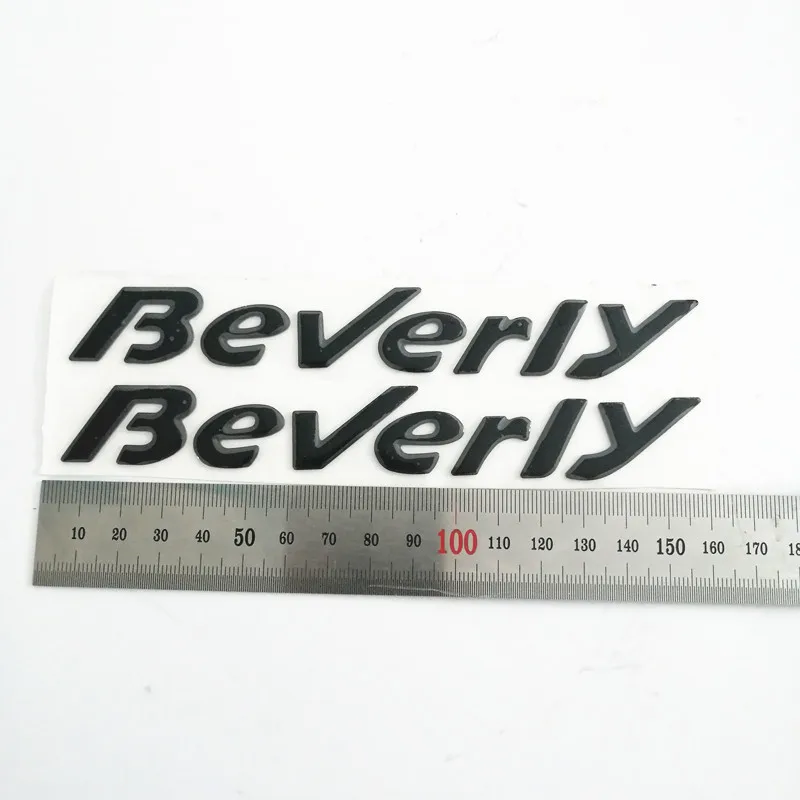 Motorcycle Raise 3D Emblem Chrome Sticker Decal FOR PIAGGIO Beverly 500