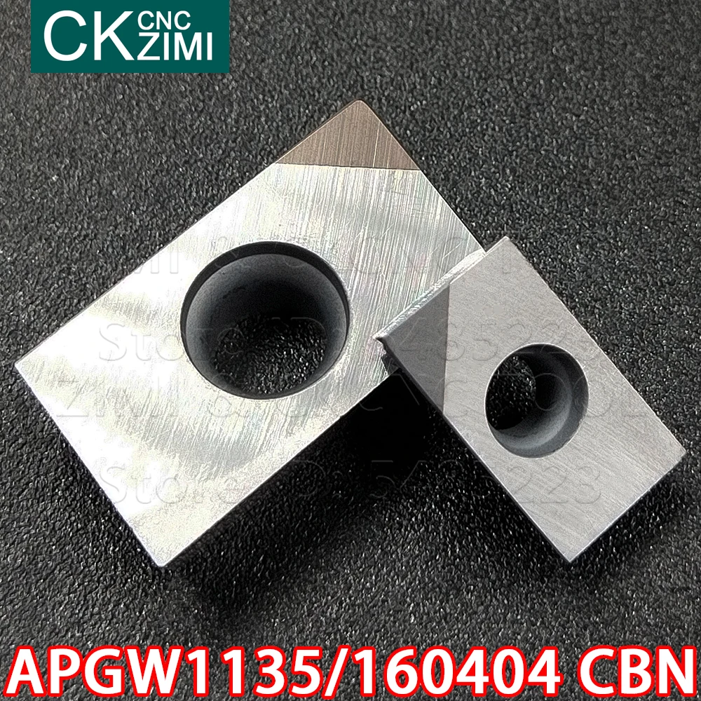 APGW160404 CBN30 APGW1135 CBN30 CBN insert cubic boron nitride insert CNC Indexable milling insert tool APKT APGW APMT for steel