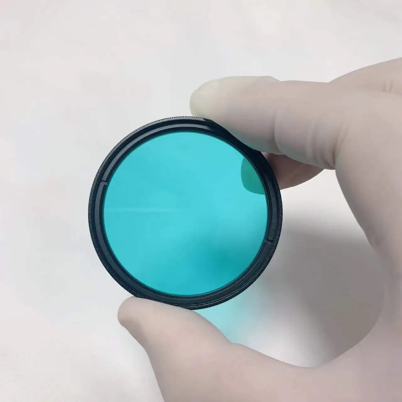 Filtro de color azul de cristal ir cut BG39, con marco de metal, rosca, marco de tornillo para cámara de vídeo y fotografía