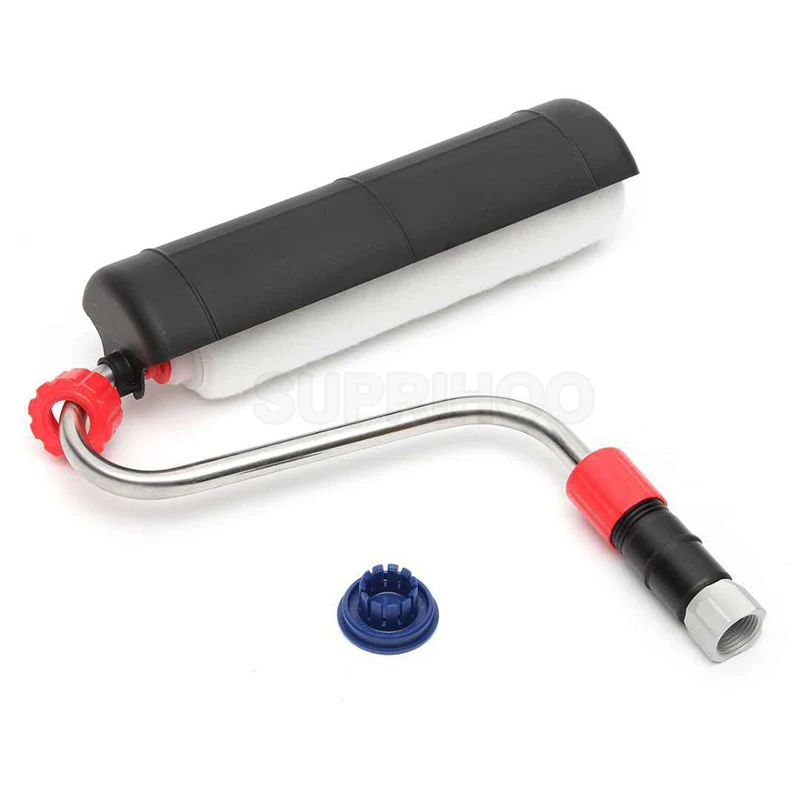 Airless Paint Roller with 30cm Spray Extension Pole Self-priming Roller Cover Airless Tool Accessories High Pressure Paint Tools