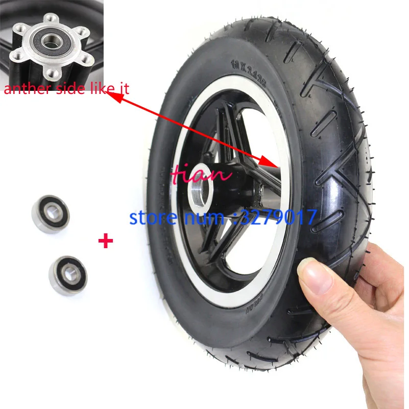 10 Inch Scooter Wheel Hub Alumnium Alloy Wheel Frame for 10x2.125 Tire Electric Scooter 10x2.125 Wheel Rim for