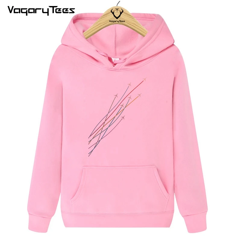 

Men's Fashion Print Rainbow Jet Airplane Fashion Hoodies Men Autumn Male Casual Hoodies Sweatshirt Hipster Design Tops Cool